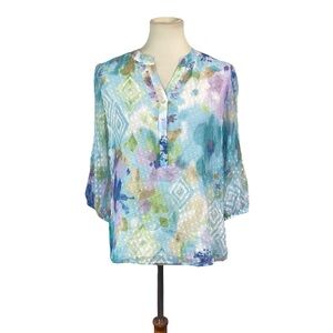Woman’s Alfred Dunner Petite Blouse Size 10P